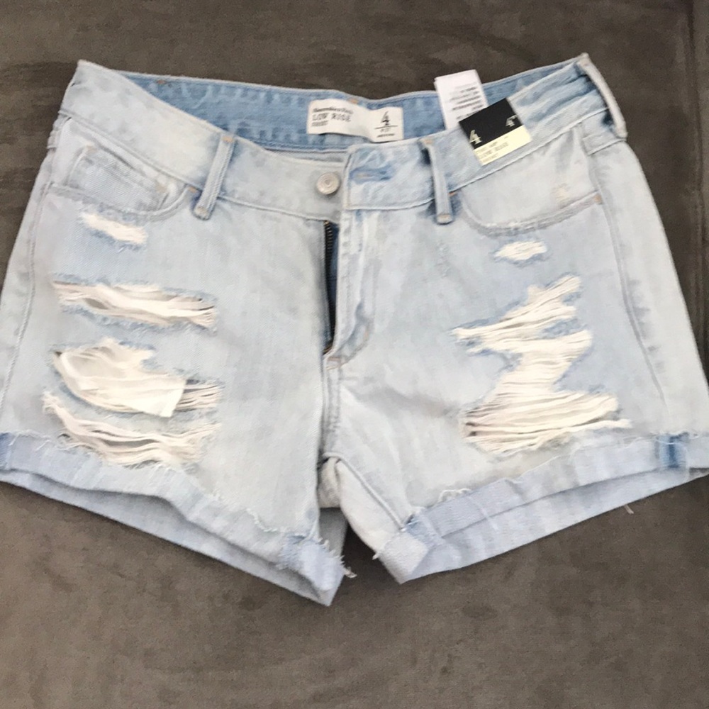 Ripped Jean Shorts